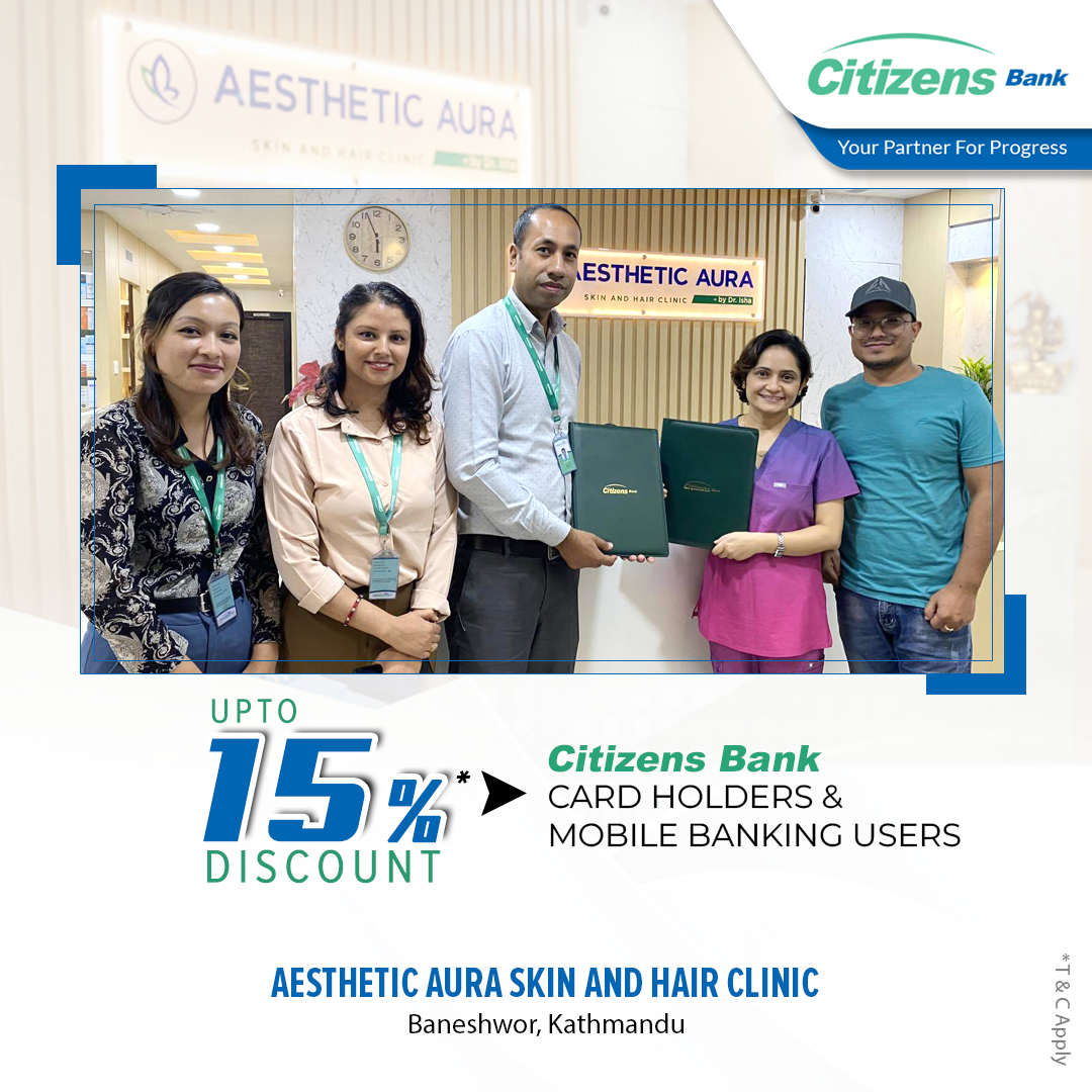 Citizens Bank International Limited Partners with Aesthetic Aura Skin